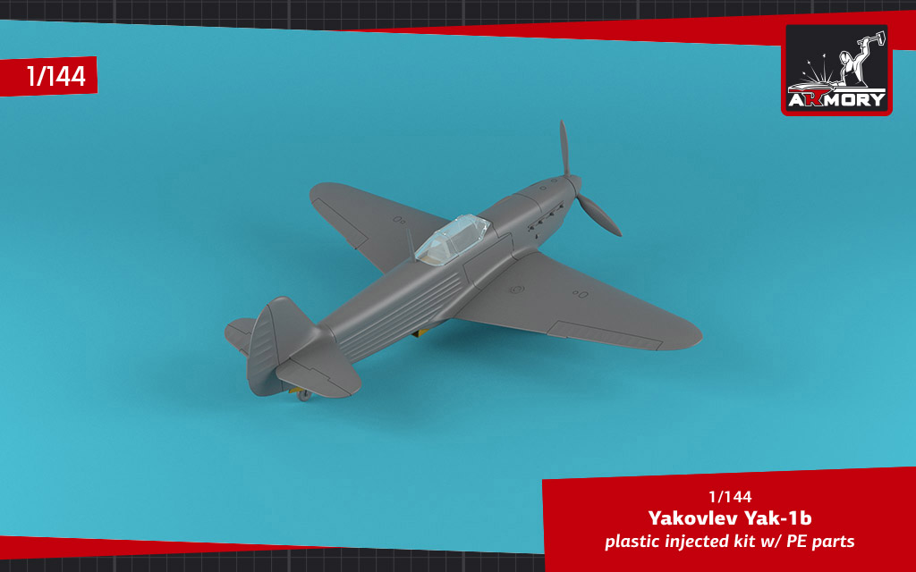 Armory Models Yak-1b obtisky 1/144 Donated Airplanes