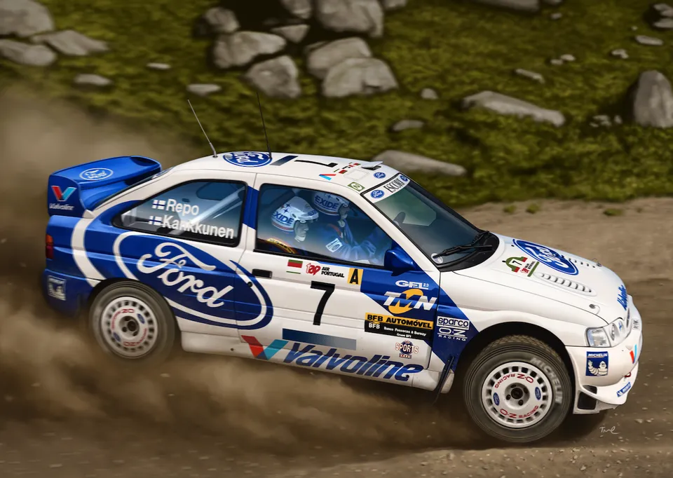 DMODELKITS Ford Escort WRC Rally Portugal 1998 stavebnice 1/24