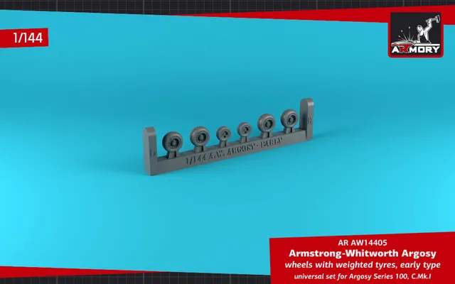 Armory Models Argosy kola 1/144 zatížená raná