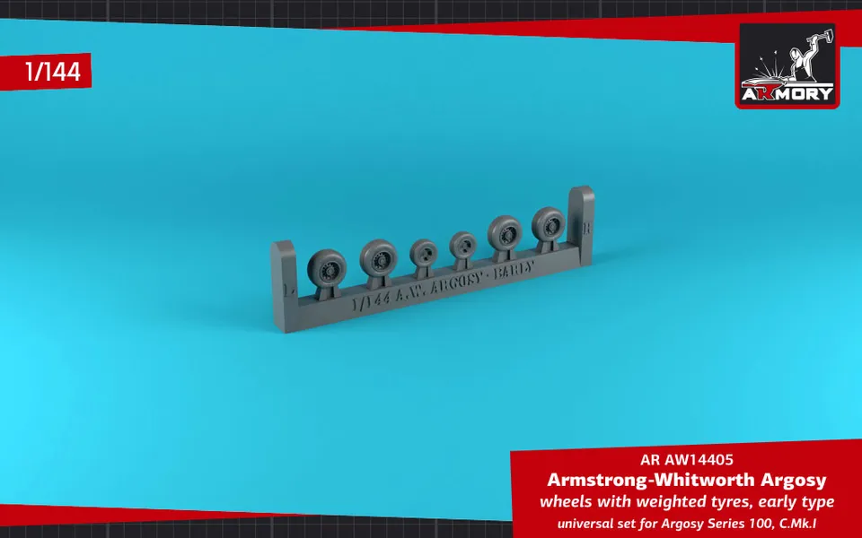 Armory Models Argosy kola 1/144 zatížená raná