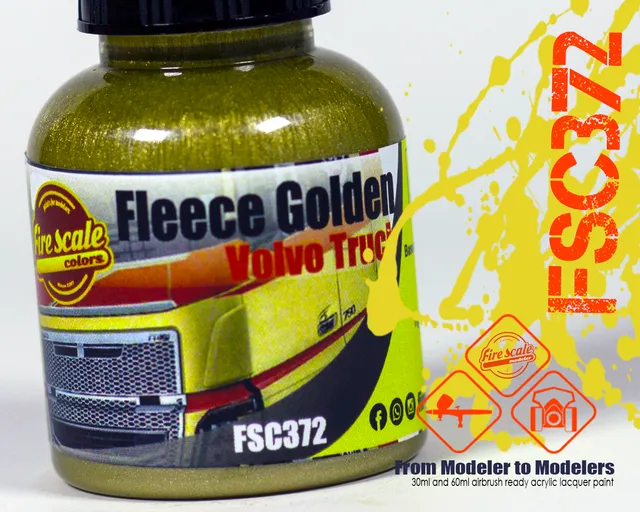Fire Scale Colors Fleece Golden Volvo barva 30 ml airbrush