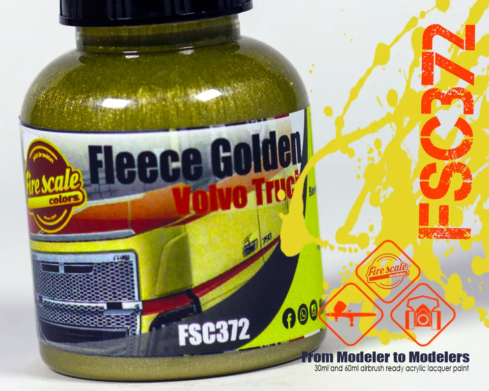 Fire Scale Colors Fleece Golden Volvo barva 30 ml airbrush