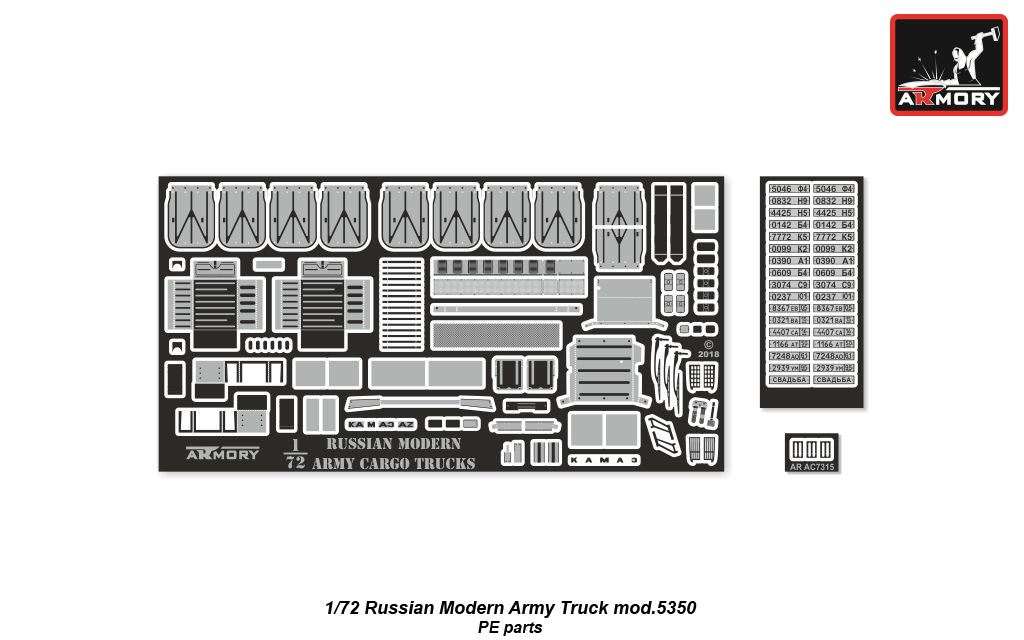 Armory Models mod.5350 1/72 model nákladního vozu 6×6