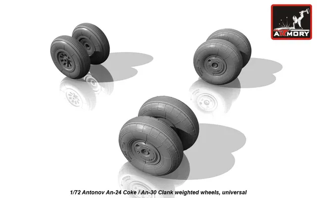 Armory Models An-24 Coke / An-30 Clank kola 1/72