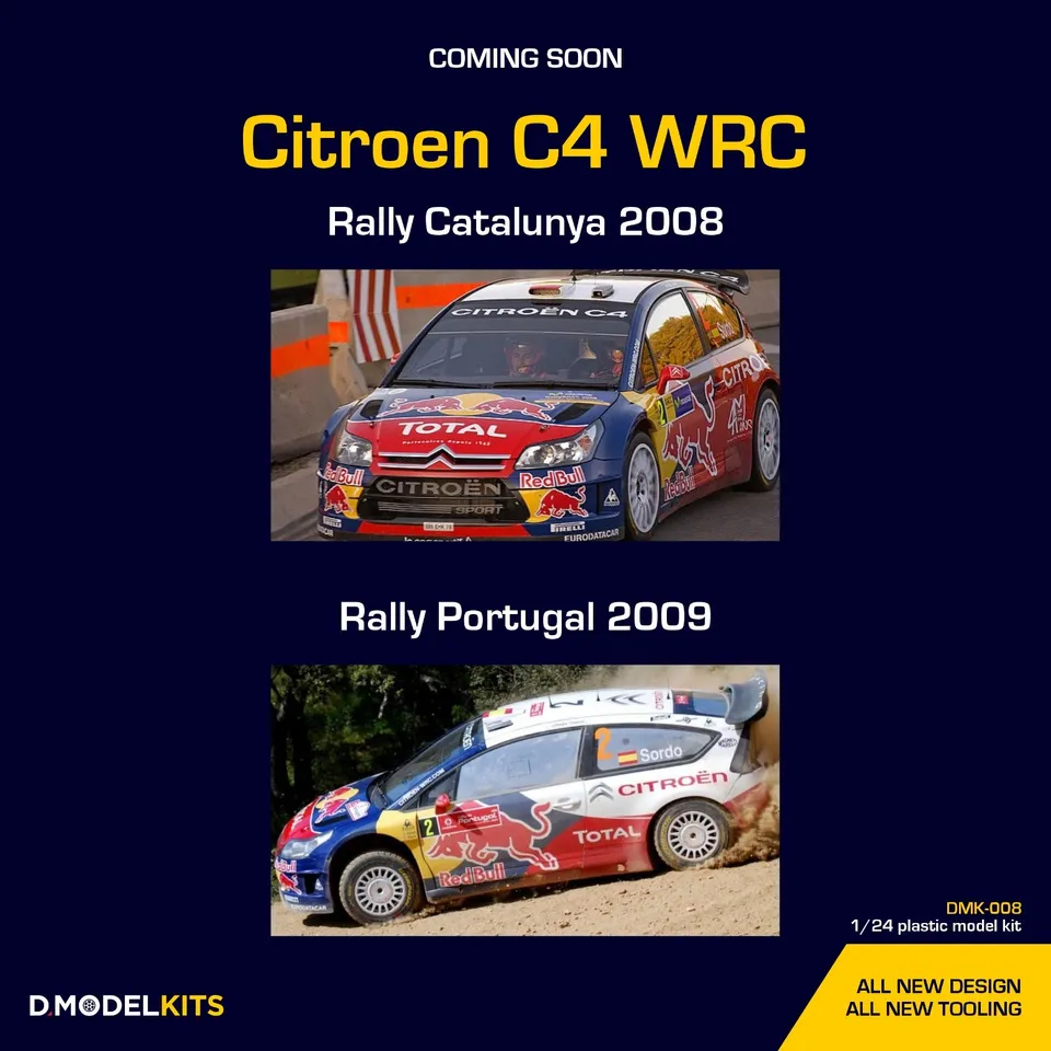 DMODELKITS Citroen C4 WRC 1/24 model DMK-008 Catalunya