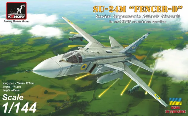Armory Models Suchoj Su-24M 1/144 obtisky Fencer