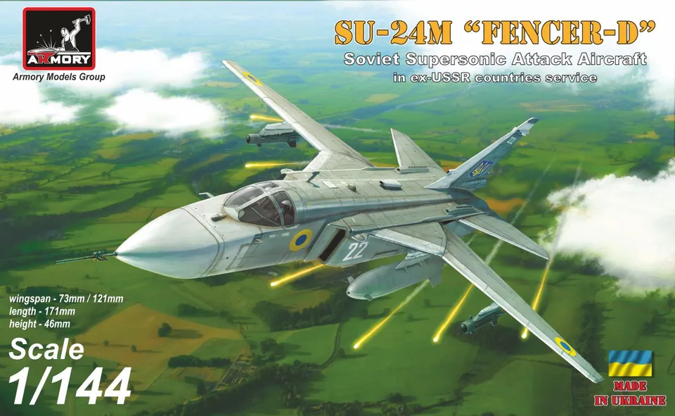 Armory Models Suchoj Su-24M 1/144 obtisky Fencer