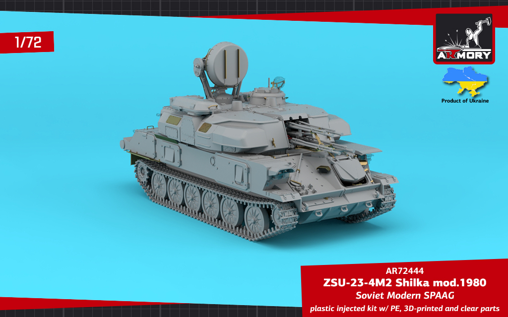 Armory Models ZSU-23-4M/M3/M2 Šilka 1/72 stavebnice