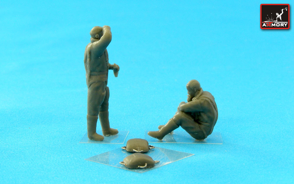 Armory Models RAF posádka figurky 1/72 Waiting