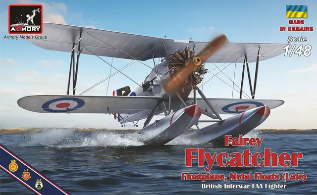 Armory Models Fairey Flycatcher Late plovákový model 1/48 kovový