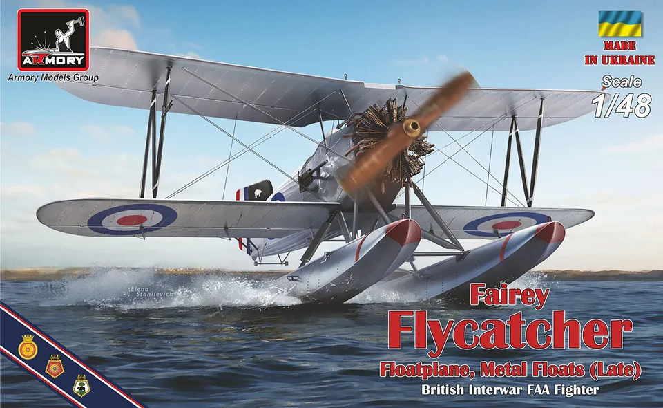 Armory Models Fairey Flycatcher Late plovákový model 1/48 kovový