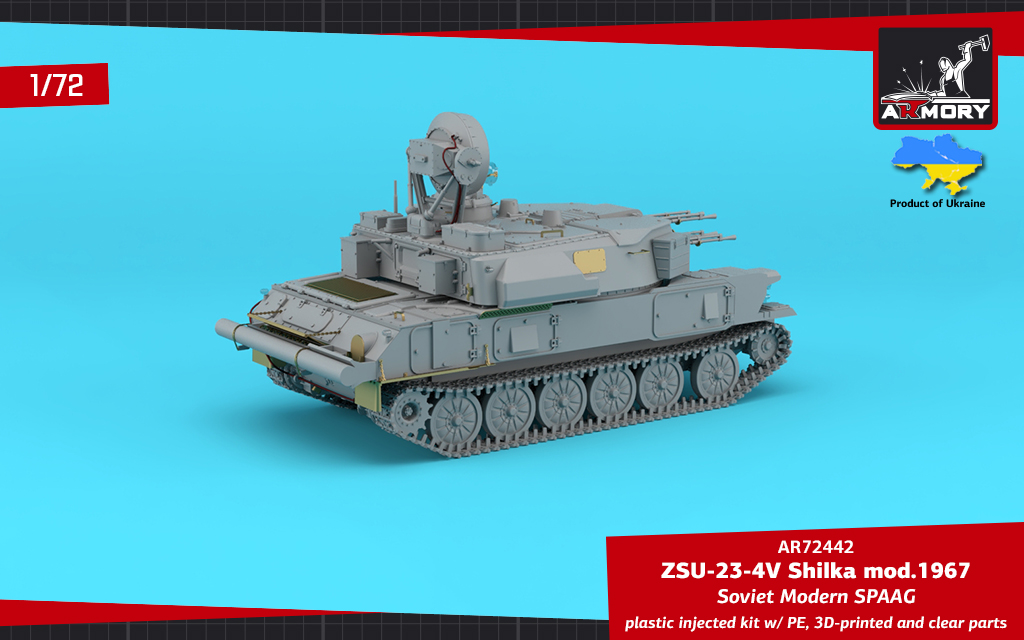 Armory Models ZSU-23-4V Šilka model 1/72 1967