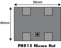 Metcalfe PN815 Nissen Hut stavebnice N