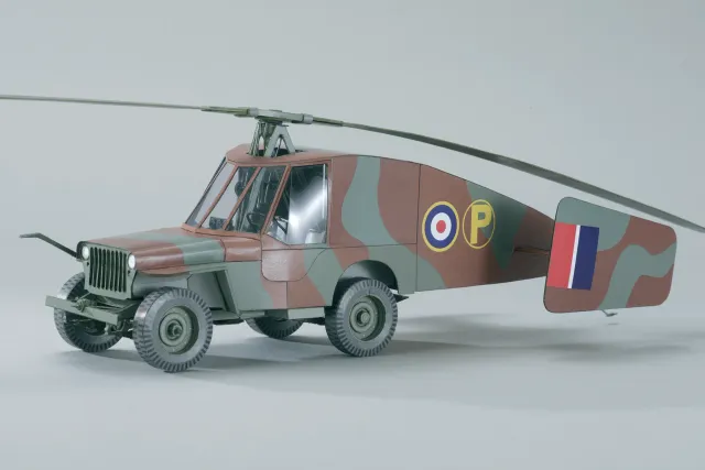 PK Graphica PKG 100 Rotaguggy papírový model Flying Jeep