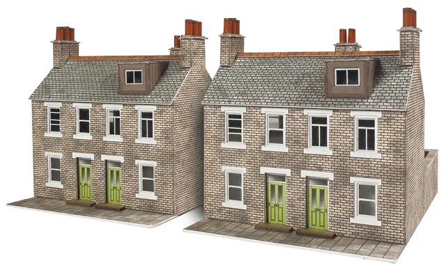 Metcalfe PN104 Terrace Houses Stone stavebnice N