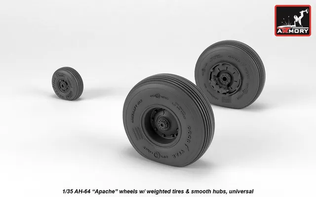 Armory Models AH-64 Apache kola 1/35 hladké