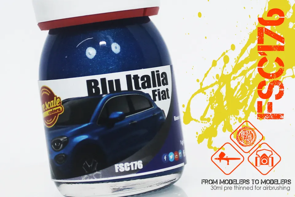 DMODELKITS Fire Scale Blu Italia Fiat barva 30 ml matná