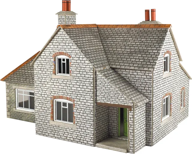 Metcalfe PO257 Grange House papírový model venkovský