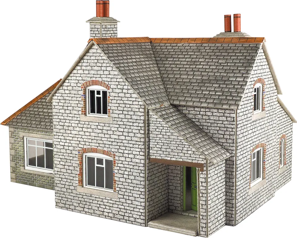 Metcalfe PO257 Grange House papírový model venkovský