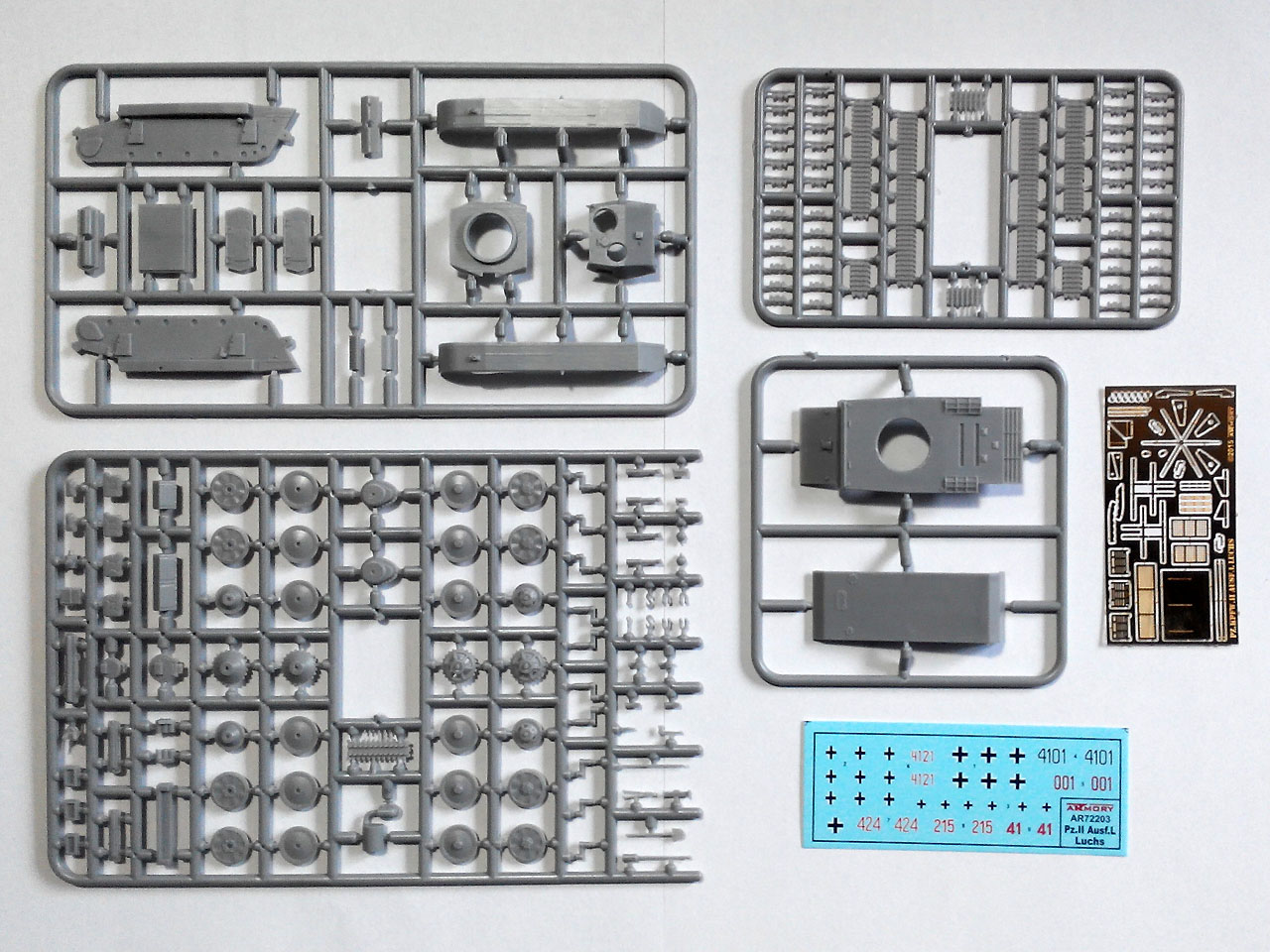Armory Models Pz.Kpfw.II Ausf.L Luchs stavebnice 1/72