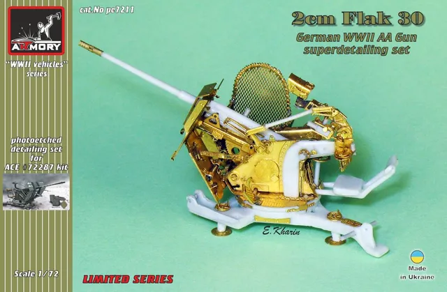 Armory Models FlaK 30 superdetailing set plastikový doplněk 1/72
