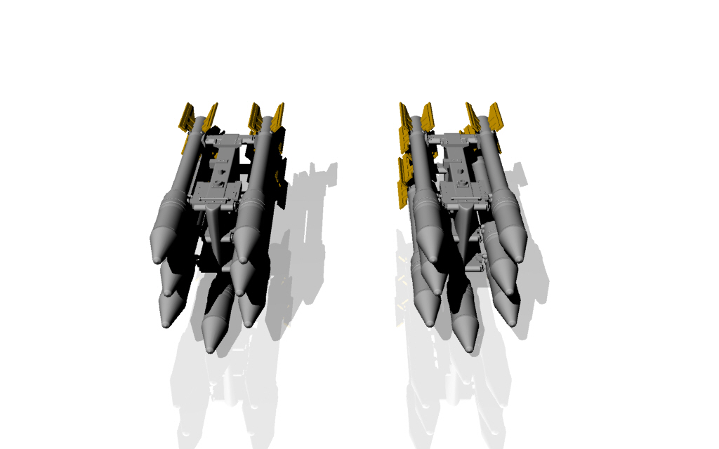 Armory Models S-3K neřízené rakety s APU-14U 1/48