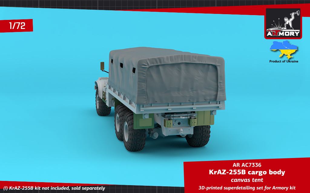 Armory Models 1/72 KrAZ-255B plachta nákladní