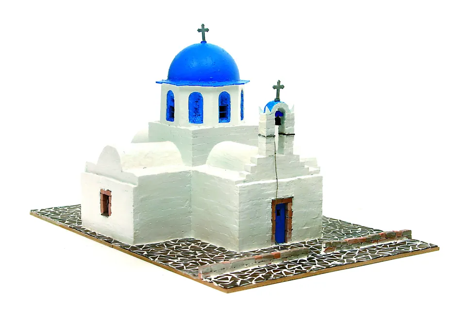 Domus Kits Agios Nikolaos Paros stavebnice kostela