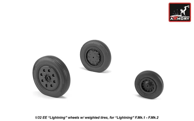 Armory Models EE Lightning resinová kola 1/32 raná