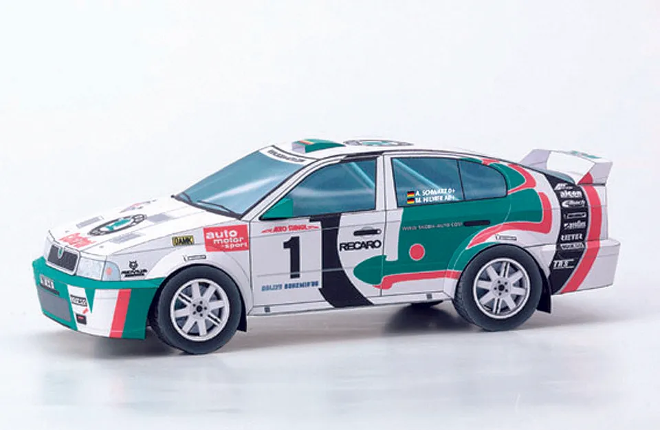 PK Graphica Škoda Octavia WRC papírový model