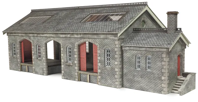 Metcalfe PO336 Settle Carlisle skladiště papírový model