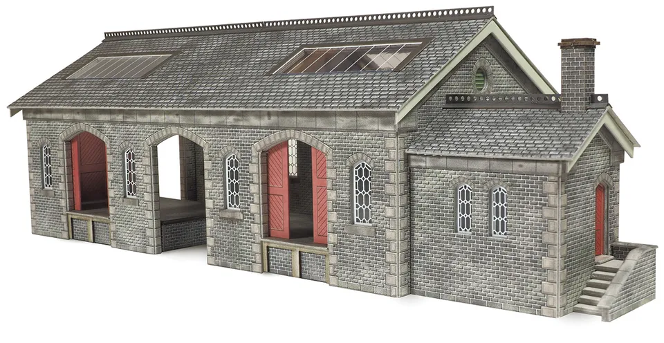 Metcalfe PO336 Settle Carlisle skladiště papírový model