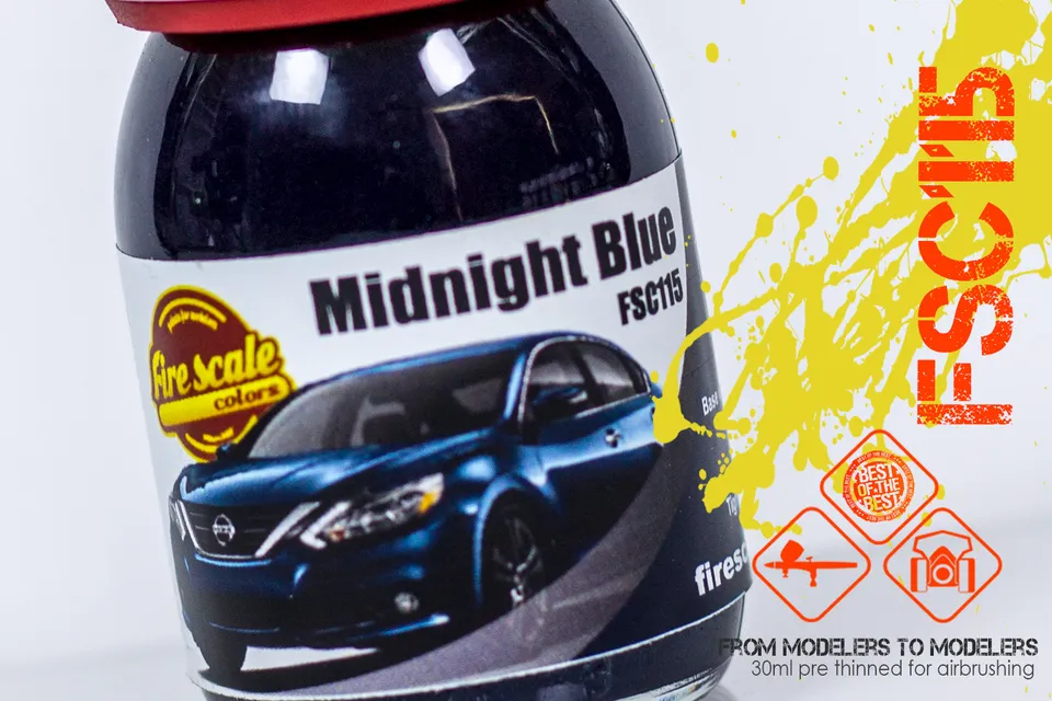 Fire Scale Modeler Midnight Blue barva 30 ml matná
