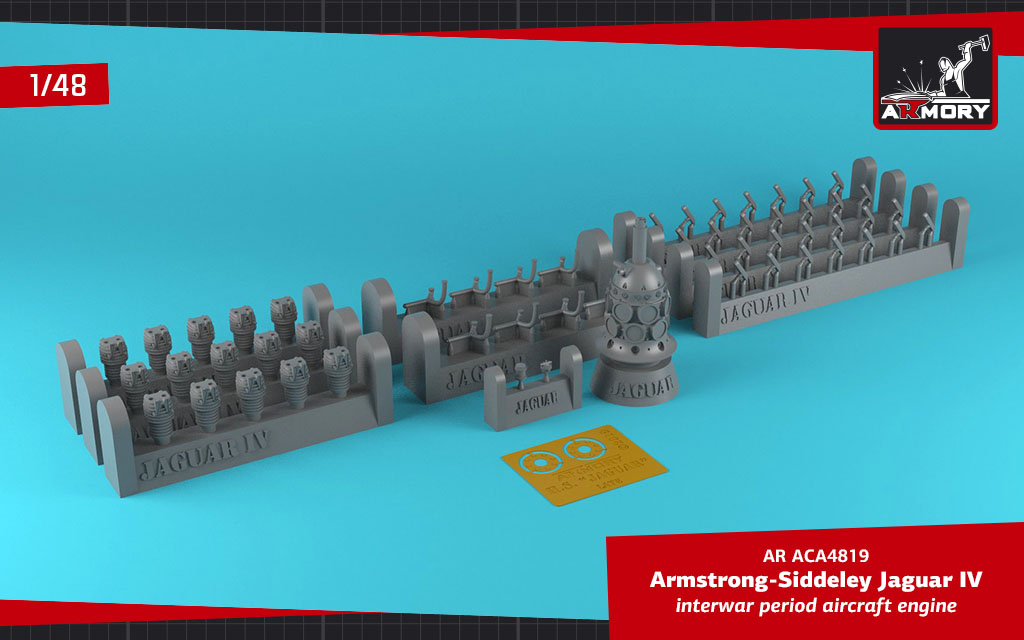 Armory Models Jaguar-IV 1/48 motor resinový
