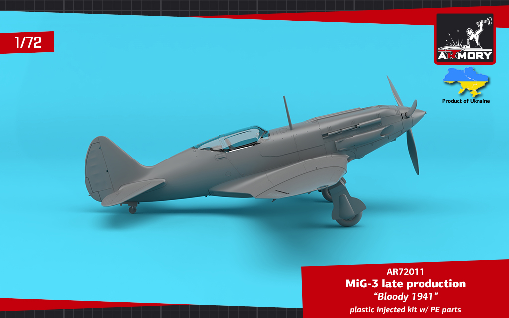 Armory Models 1/72 MiG-3 late Bloody 1941 doplňková sada