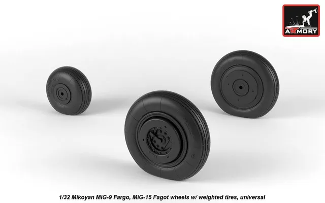 Armory Models MiG-15bis late MiG-17 zatížená kola 1/32