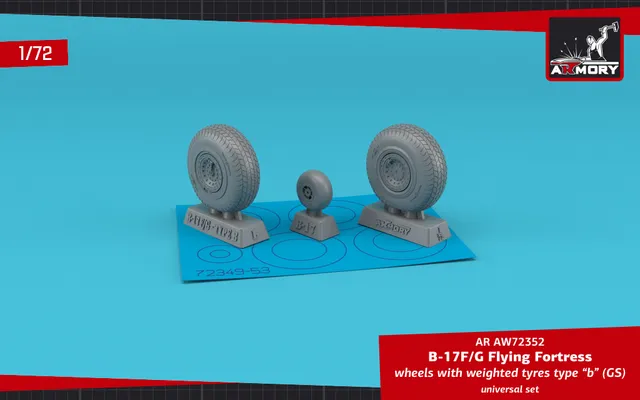 Armory Models B-17F/G Flying Fortress kola 1/72 typ b