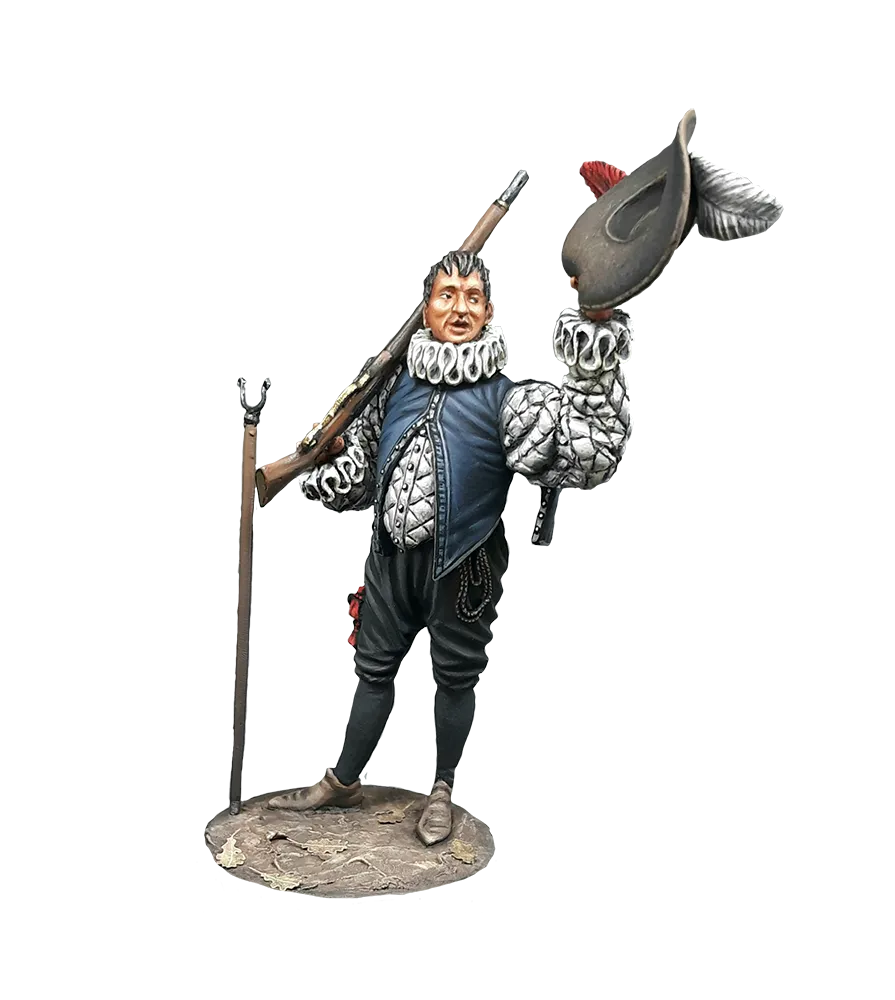 Olimp Models English Matchlock Musketeer 1588 figurka
