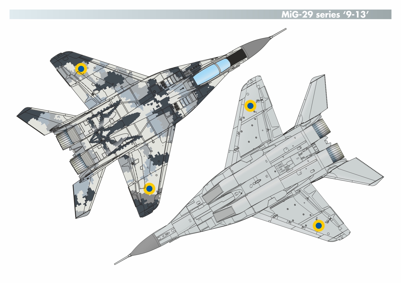 Armory Models MiG-29 1/144 obtisky Precarpathian Falcons