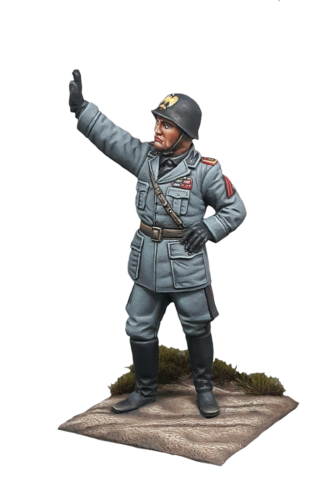 Olimp Models Benito Mussolini MVSN Roma 1938 busta