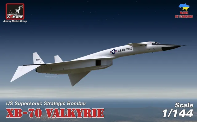 Armory Models XB-70 Valkyrie model 1/144 bombardér