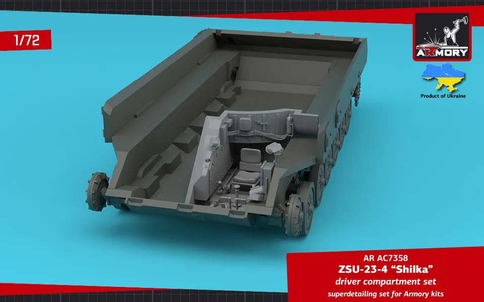 Armory Models ZSU-23-4 Shilka 1/72 interiér kabiny