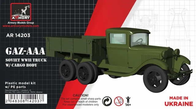 Armory Models GAZ-AAA 1/144 model nákladního auta