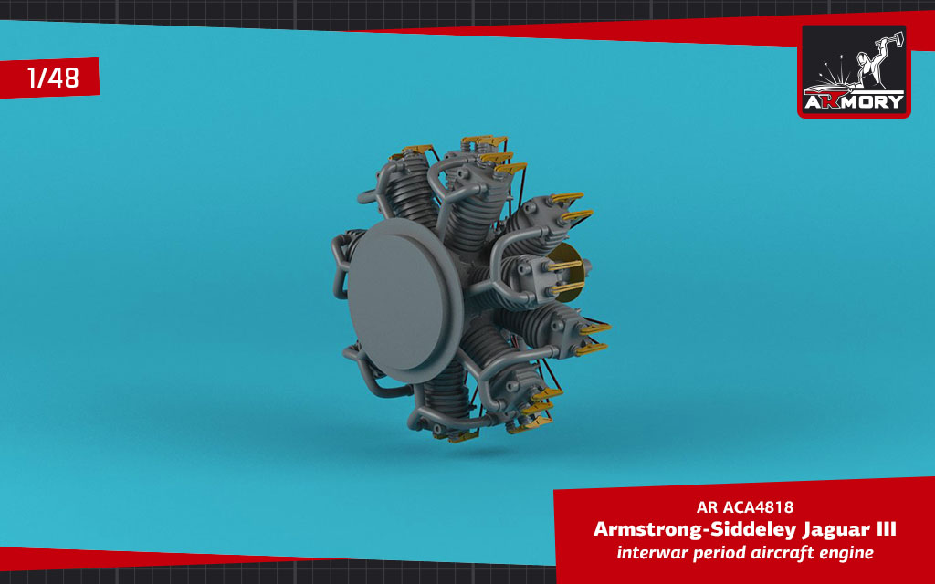 Armory Models Jaguar-III motor 1/48 letecký