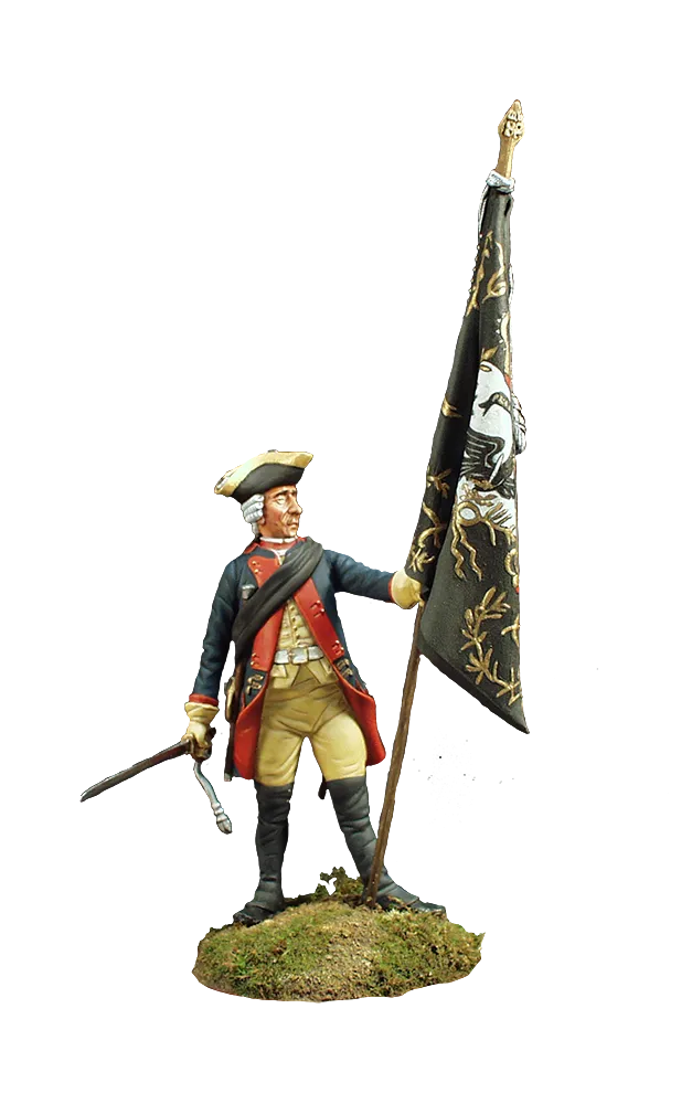 Olimp Models Prussian Ensign 2nd Regiment 1756 figurka