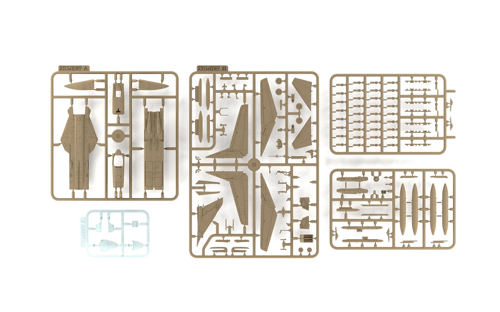 Armory Models Su-24M Fencer obtisky 1/144 zahraniční