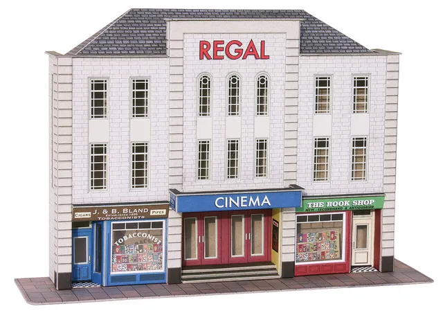 Metcalfe PO206 Cinema Shops reliéf 00 kino