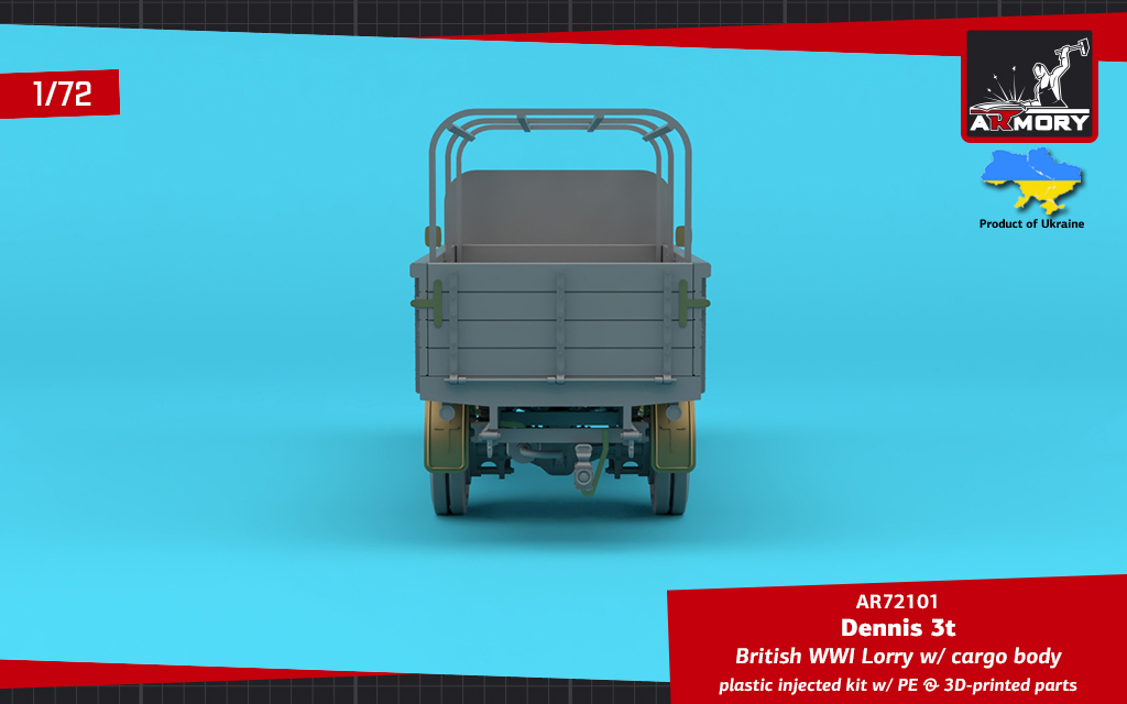 Armory Models Dennis 3t Lorry model 1/72 valník