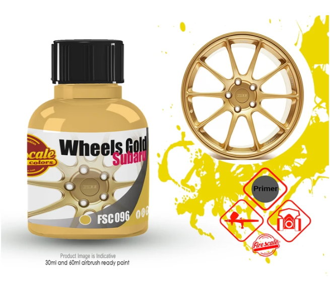 DMODELKITS Fire Scale Subaru Wheels Gold lak 30 ml zlatá