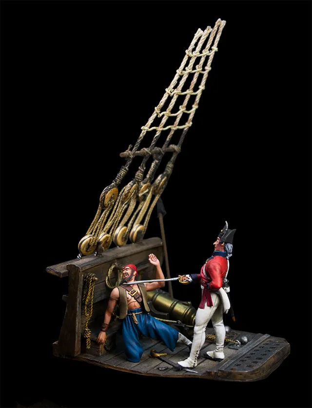 Olimp Models Jamaica vzpoura námořnictva 1792 busta